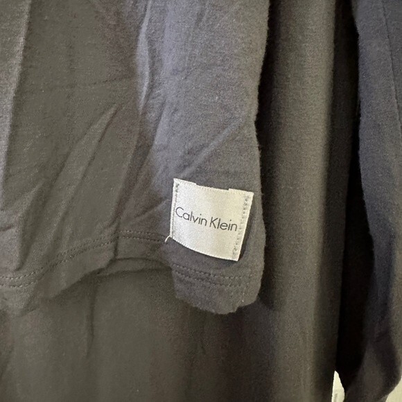 Calvin Klein Essentials in Grey with Satin Trim Long Sleeve Top and Bottom Set * - Picture 4 of 12